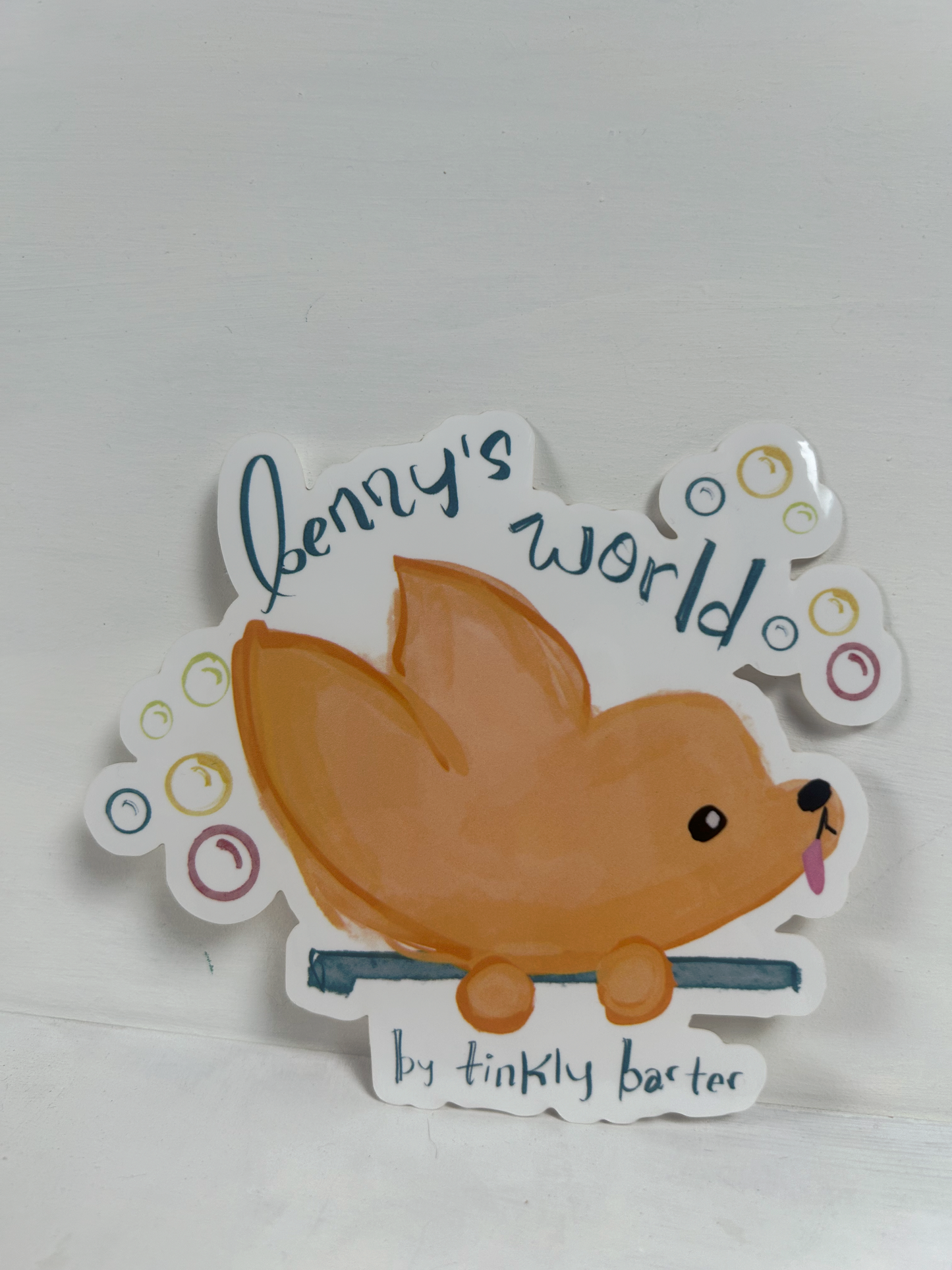 Benny World Large Vinyl Sticker