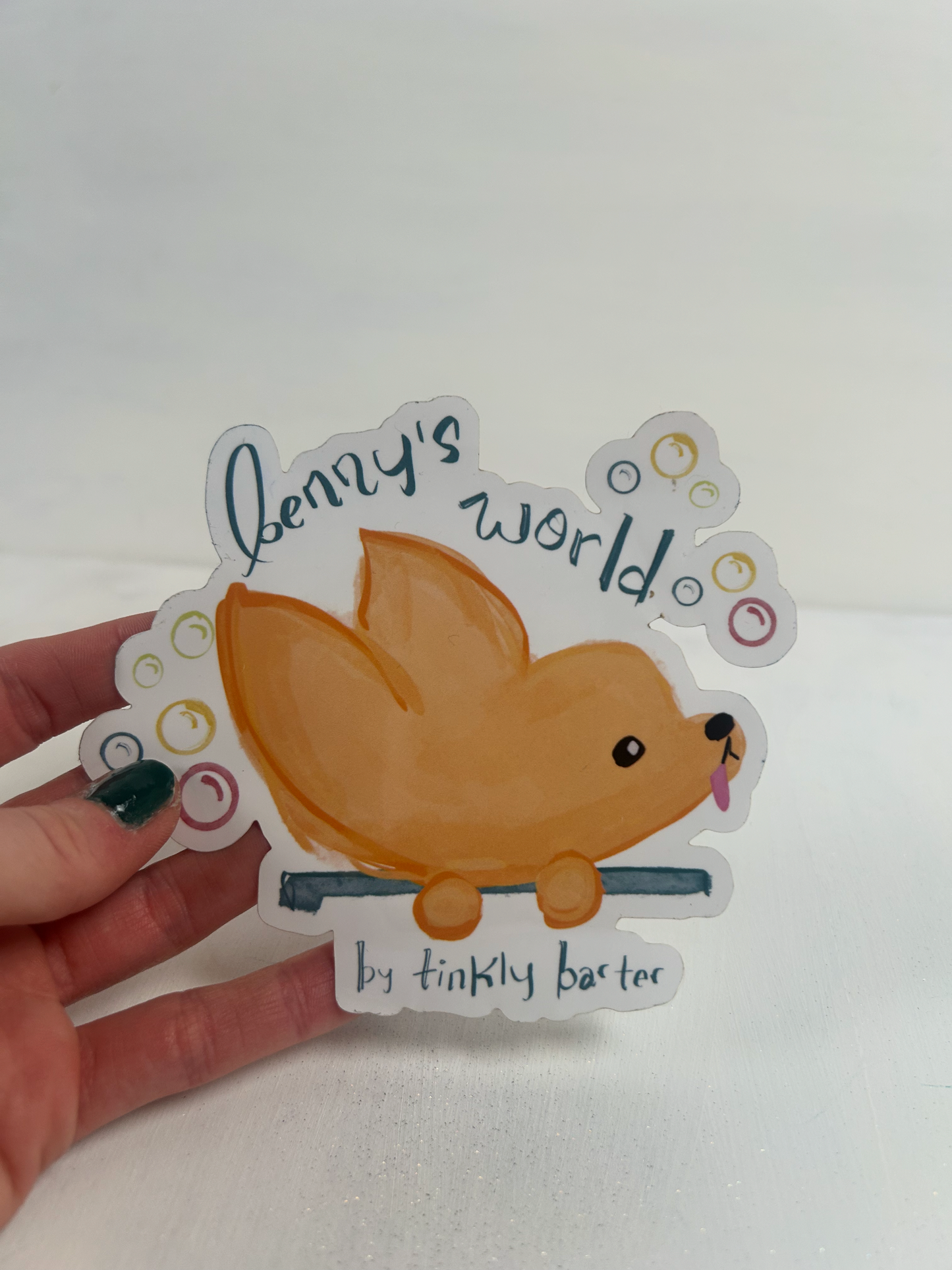 Benny World Large Vinyl Sticker